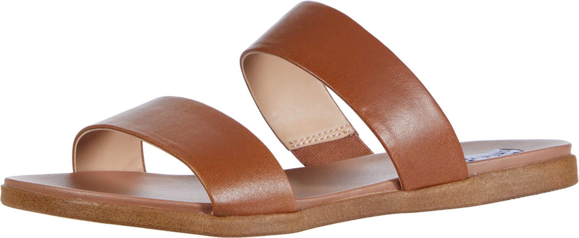 steve madden platform sandals tan