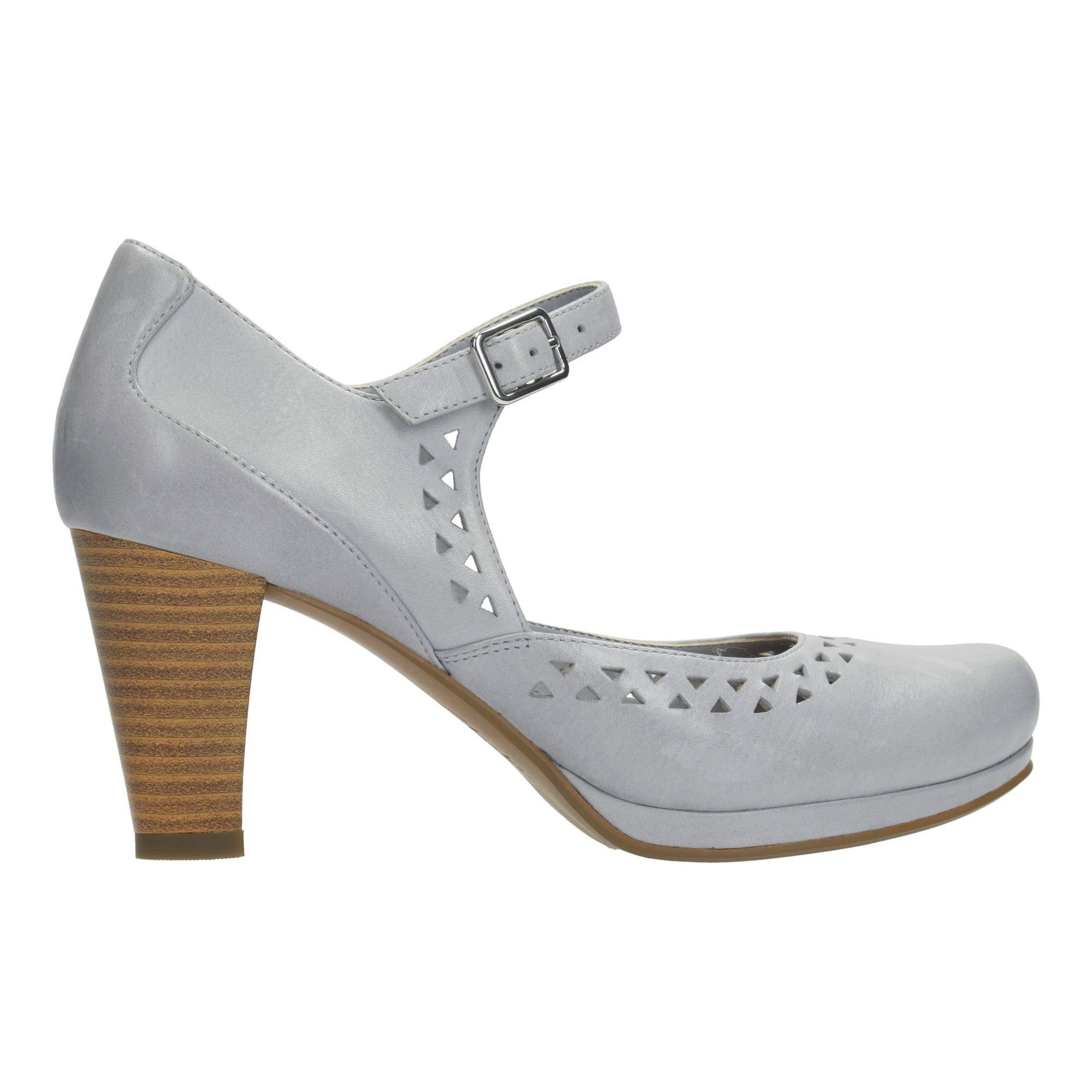Clarks Leather Chorus Chime in Grey - Lyst