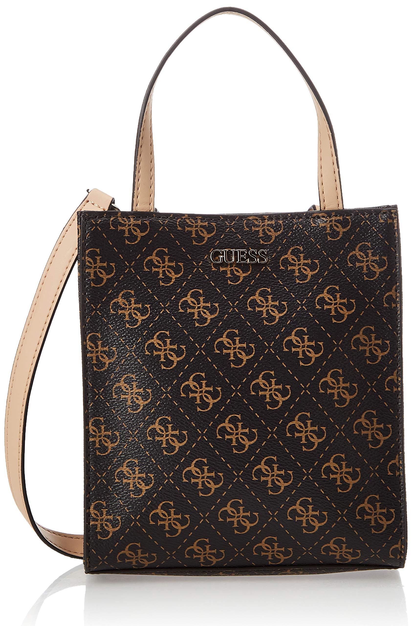 Guess Picnic Mini Tote in Brown (Black) - Lyst