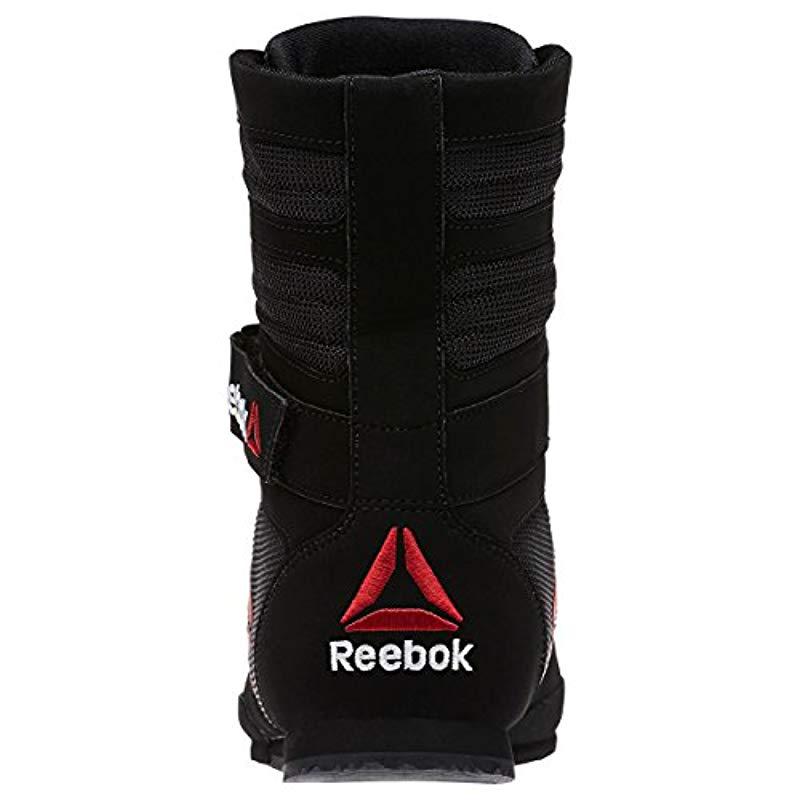 Reebok Synthetic Boot Boxing Shoe in Black for Men - Lyst
