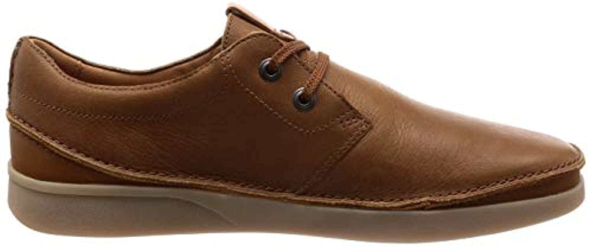 clarks oakland lace dark brown