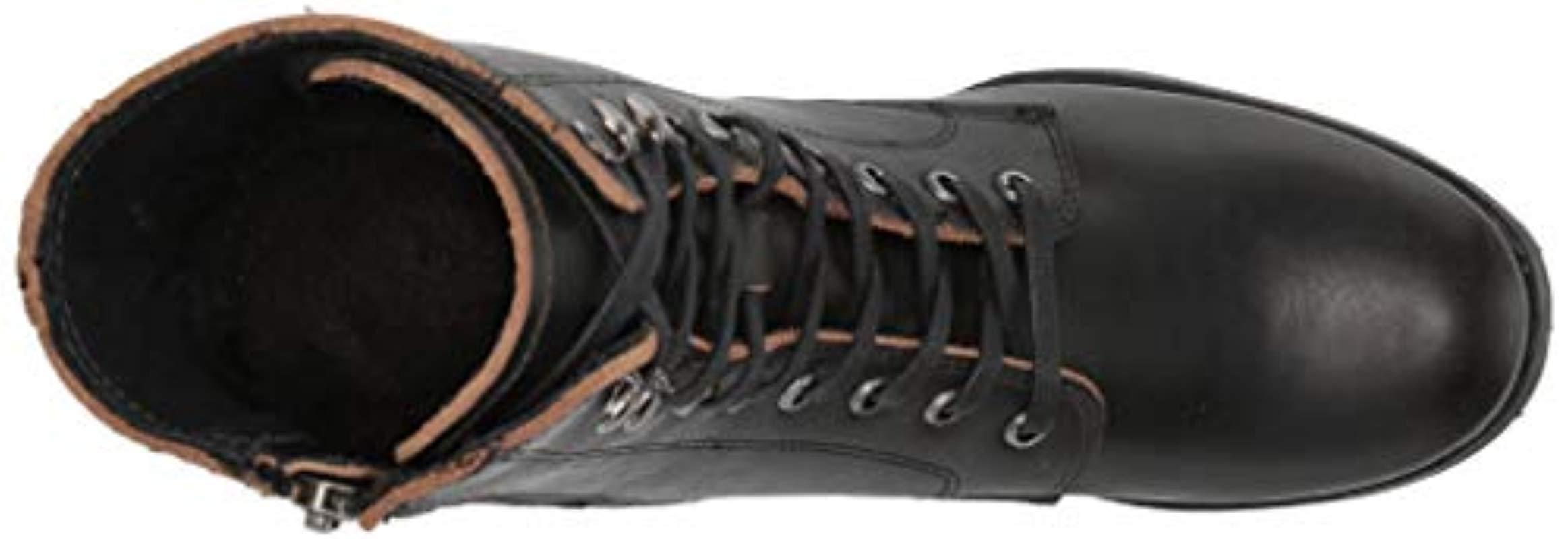 frye women's sabrina moto lace up combat boot