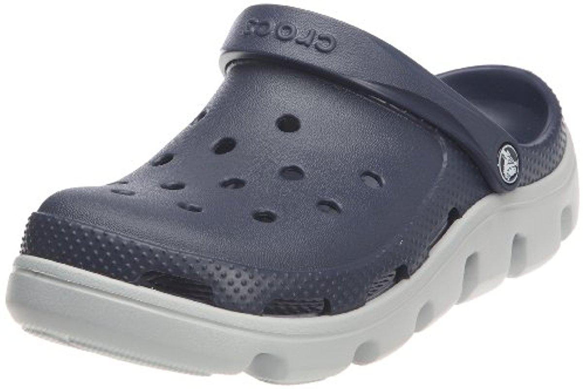 Crocs™ Unisex Duet Sport Clog in Navy/Light Grey (Blue) for Men - Lyst
