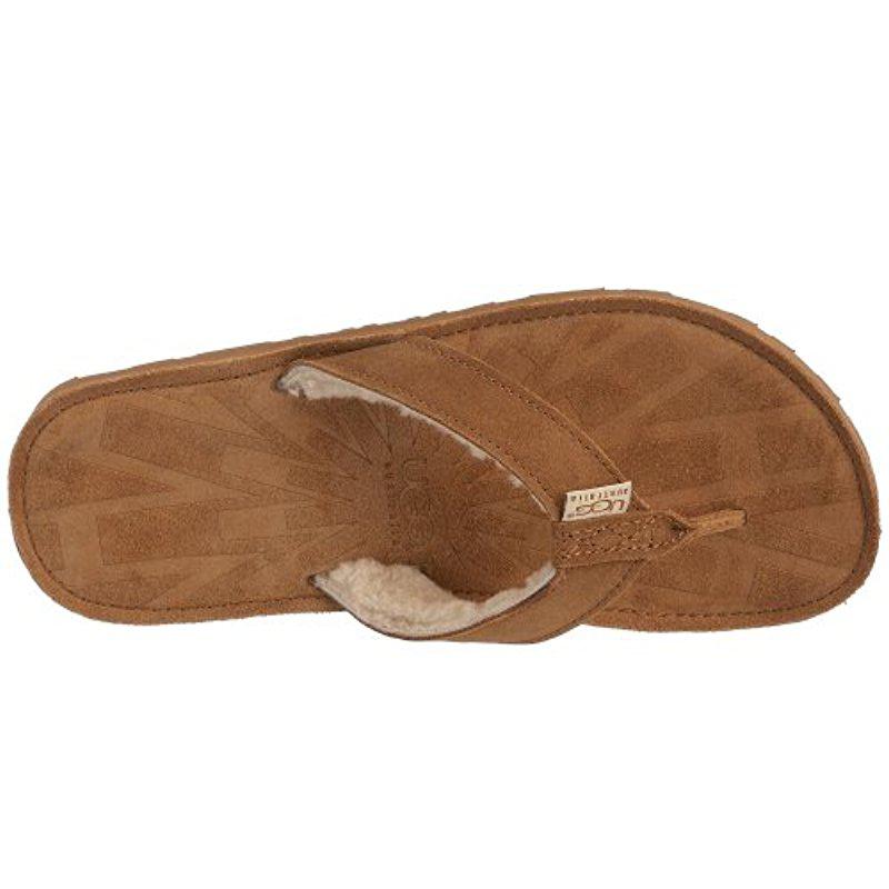 ugg tasmina flip flops black