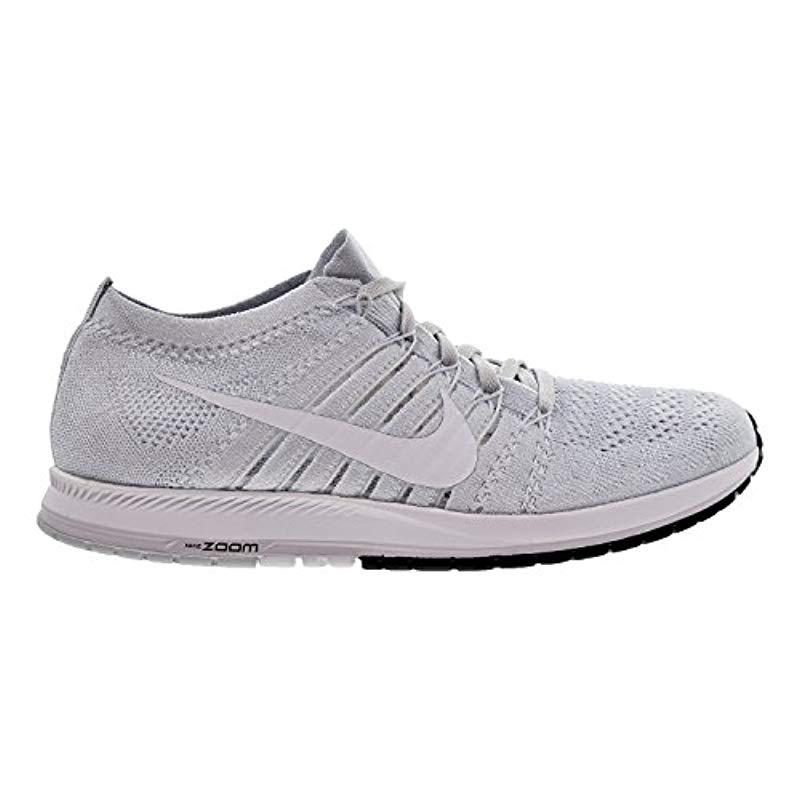 Nike Unisex Flyknit Streak Pure Platinumwhiteblack Running Nike Unisex Flyknit Streak Pure Platinumwhiteblack Running