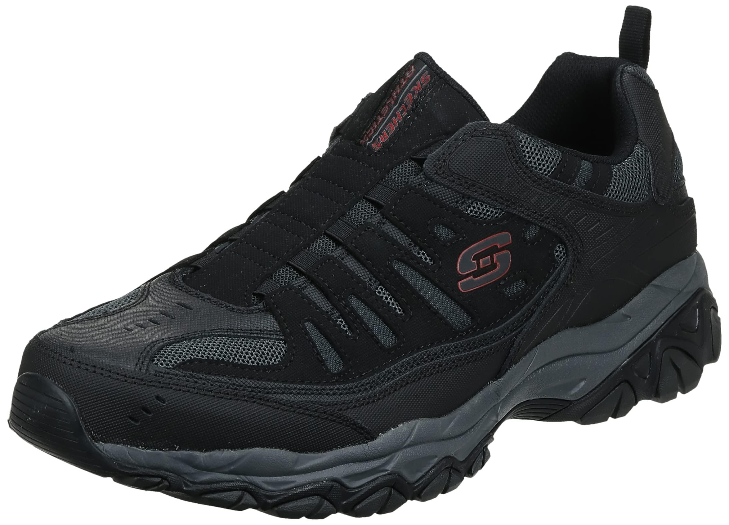 Skechers Energy Afterburn Lace-up Black/charcoal Sneaker 10.5 W Us for ...