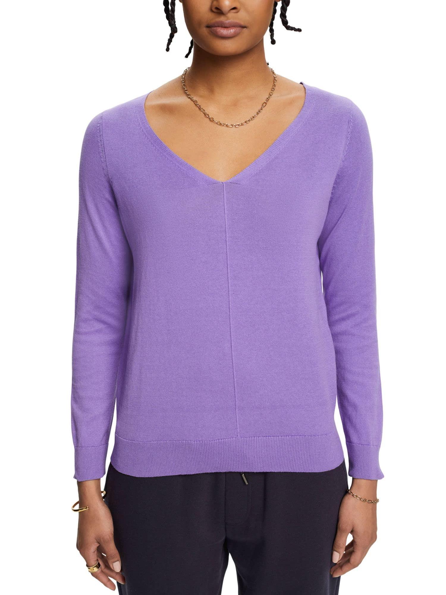 Esprit 023ee1i324 Sweater in Purple | Lyst UK