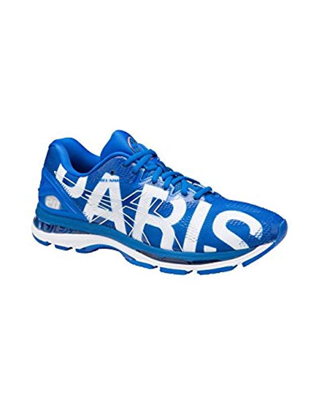 Asics Lace Gel-nimbus 20 Paris Marathon Competition Running Shoes in Blue  for Men - Lyst