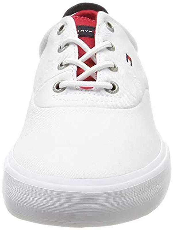 Tommy Hilfiger Core Thick Textile Low-top Sneakers in White for Men | Lyst  UK