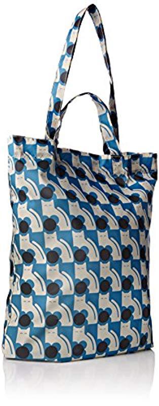 orla kiely packaway shopper