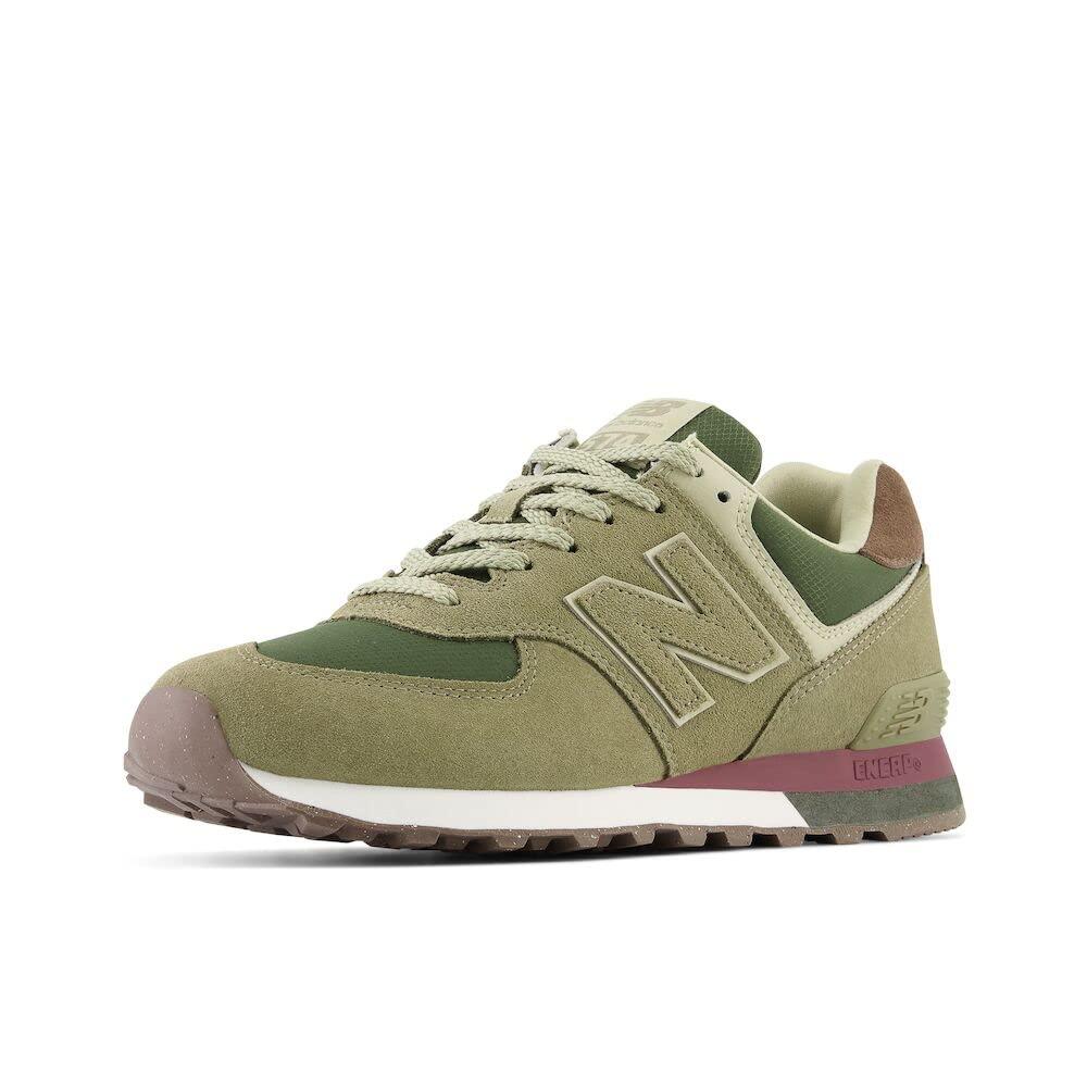 New Balance Adult 574 Sneaker in Green | Lyst
