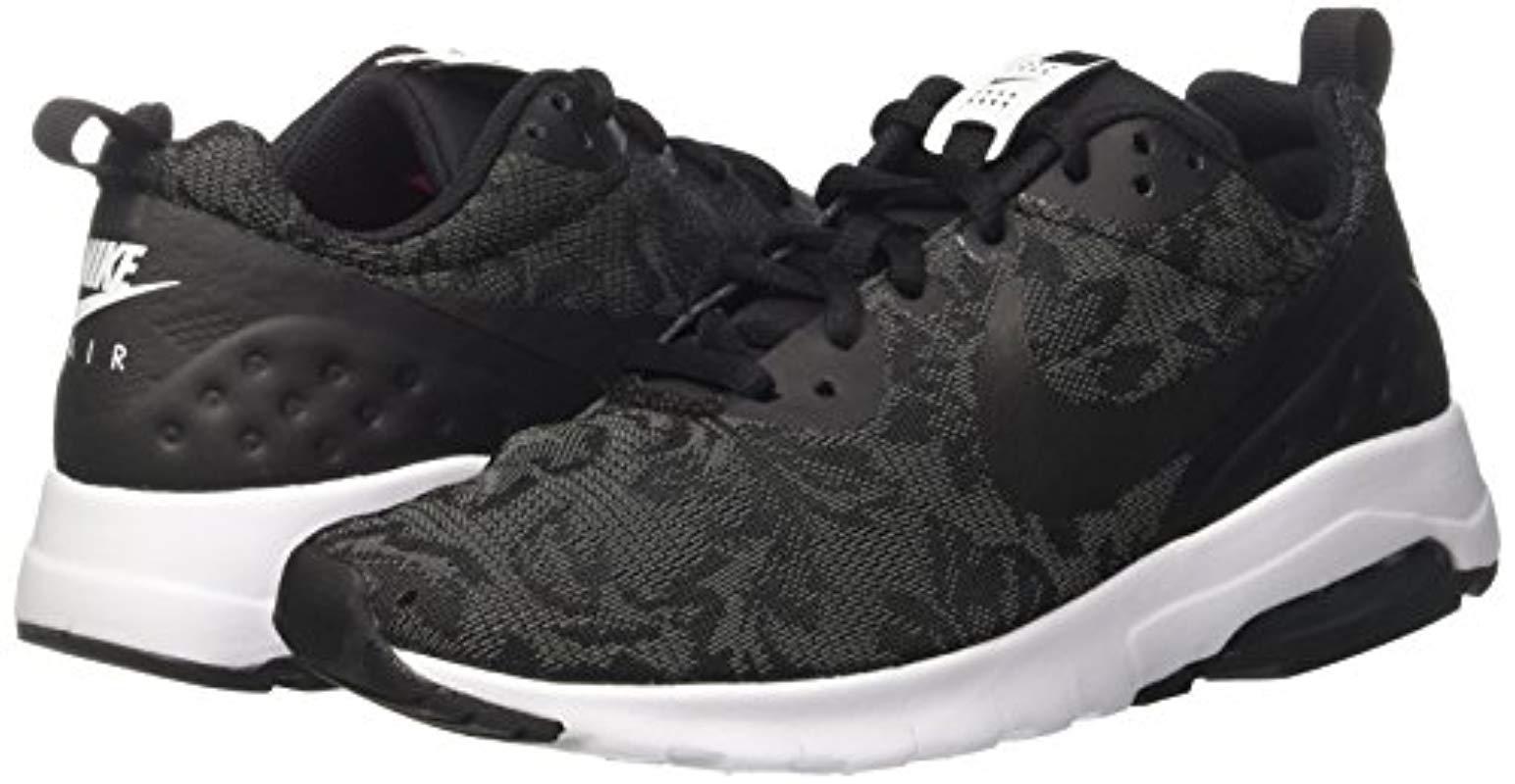 black nike air max motion