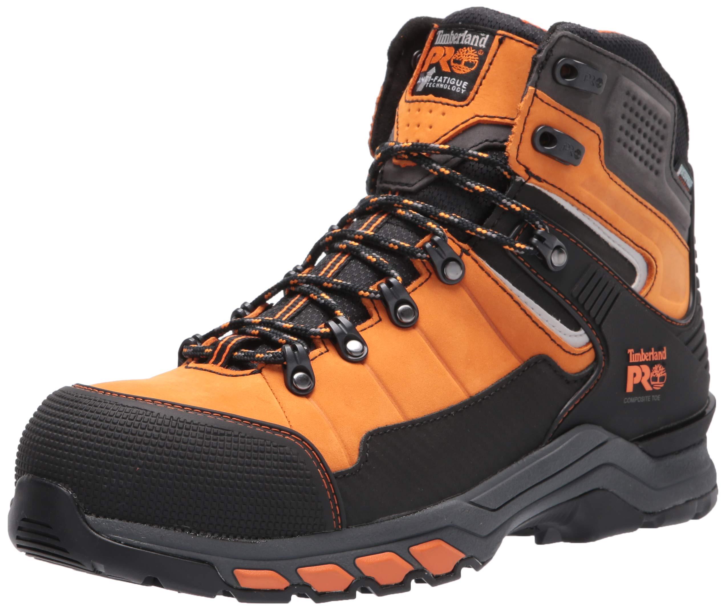 Timberland Leather Hypercharge Trd 6" Composite Safety Toe Waterproof  Orange,8.5 for Men | Lyst