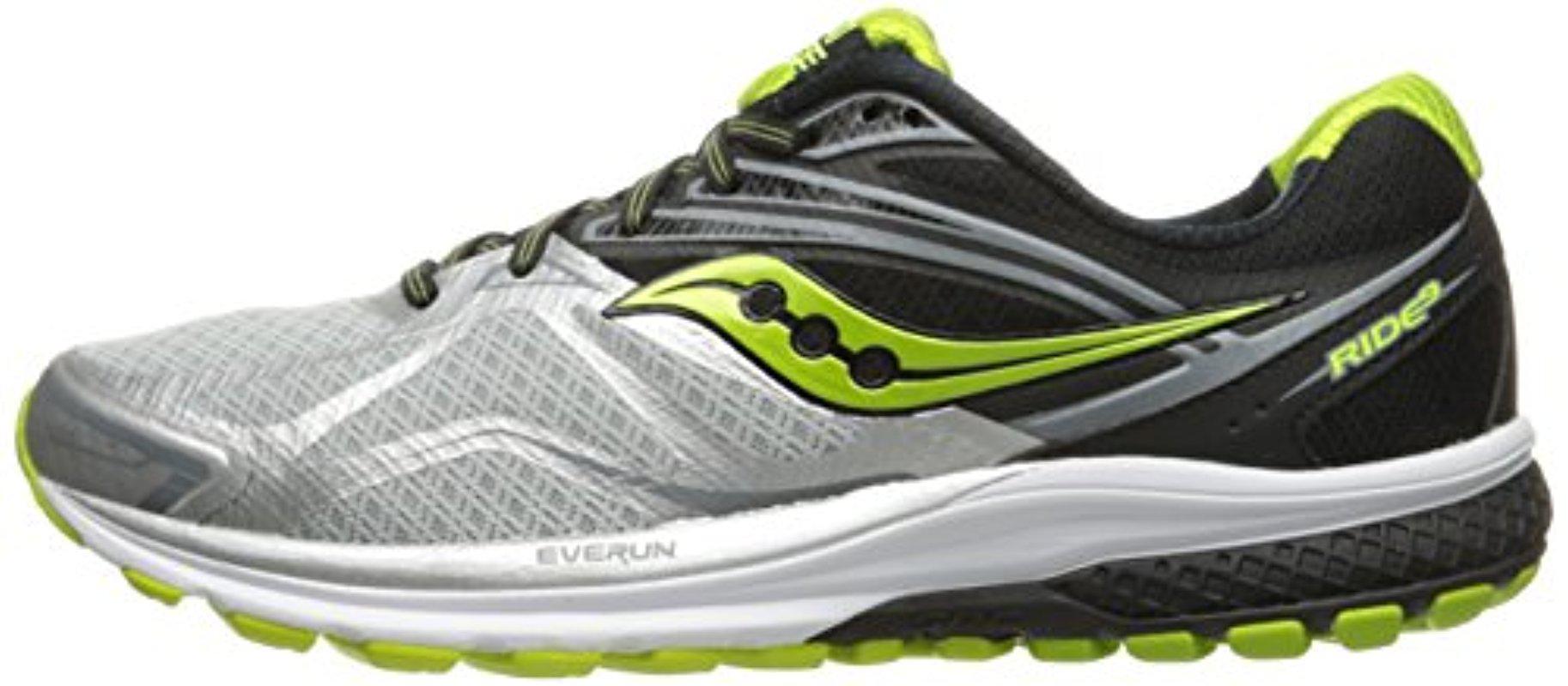 saucony ride 9 mens silver