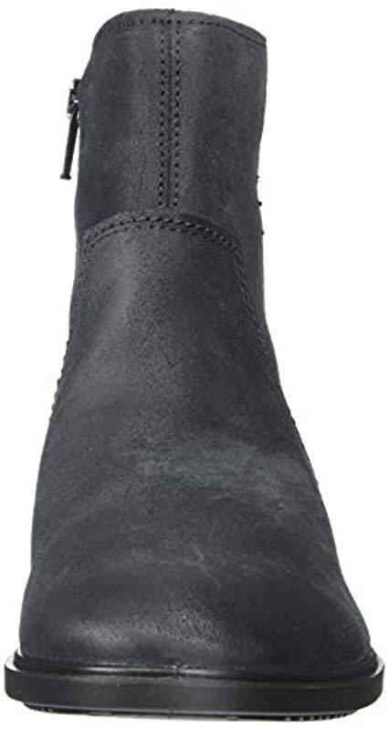 ecco black suede boots