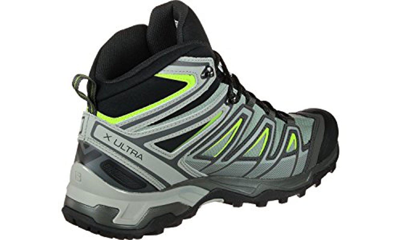 salomon x ultra 3 mid gtx green