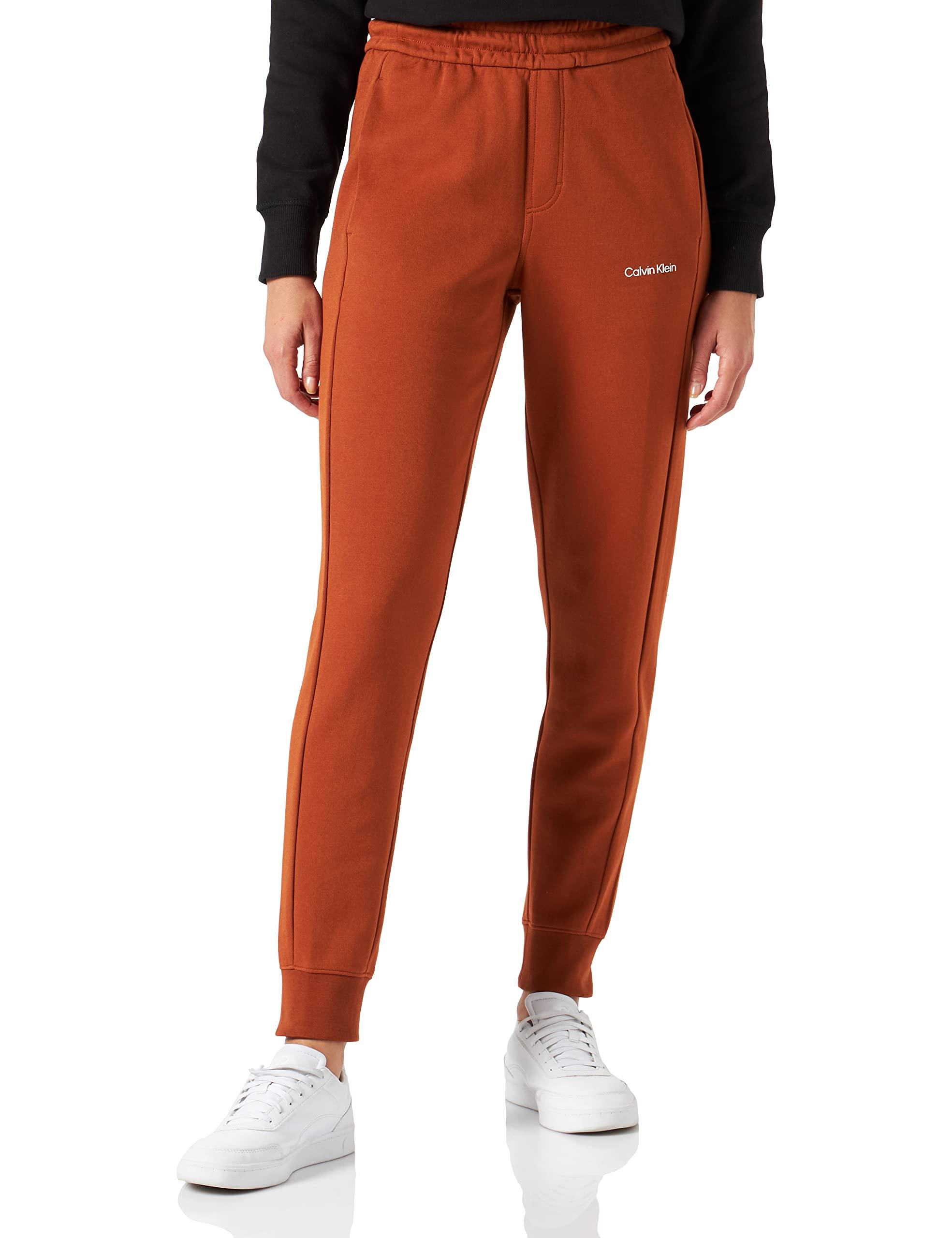 Calvin Klein Micro Logo Jogger Trainingshose in Orange | Lyst DE