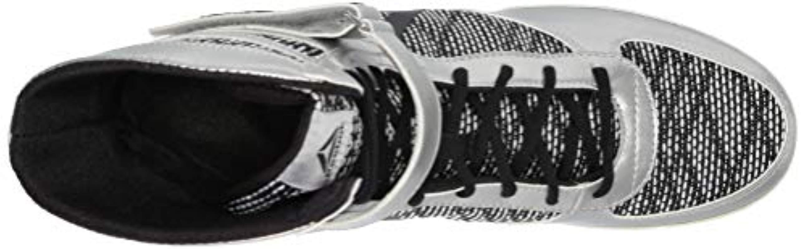 silver reebok boxing shoes