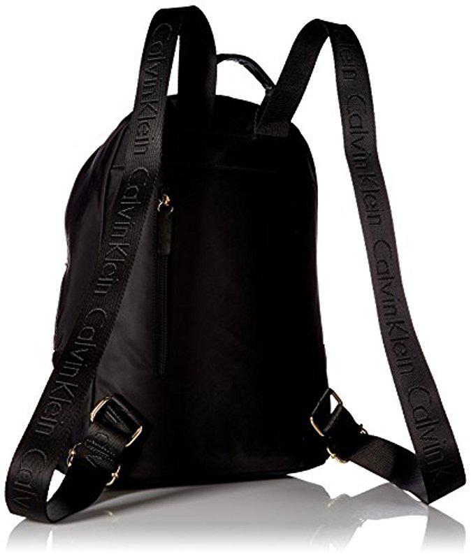 calvin klein black rucksack
