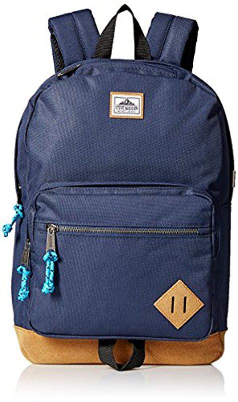steve madden blue backpack