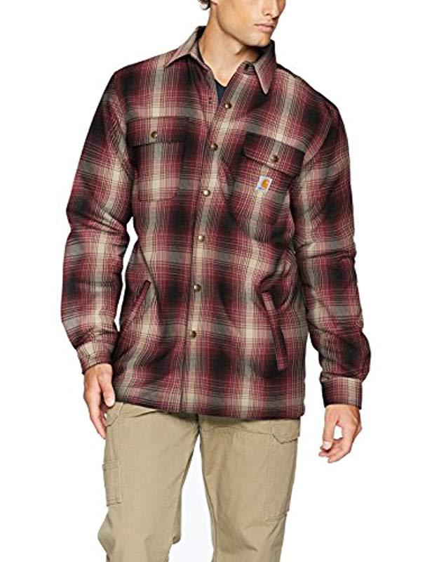 carhartt hubbard flannel shirt