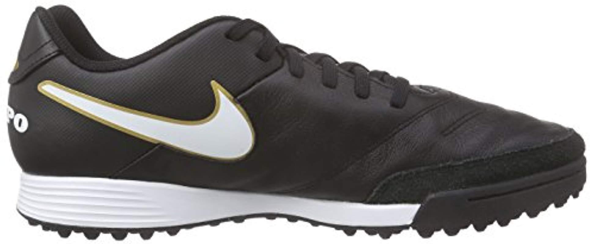 Nike Tiempo Genio Ii Leather Fg in Black - White - Gold (Black) for Men |  Lyst UK