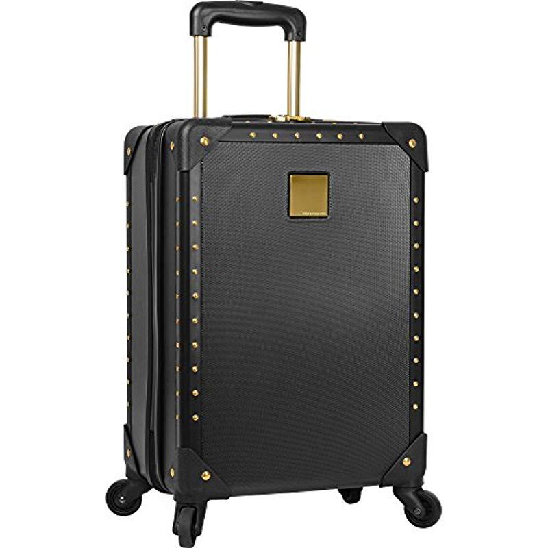 Vince Camuto Jania Piece Spinner Luggage Set In Black/gold Lyst