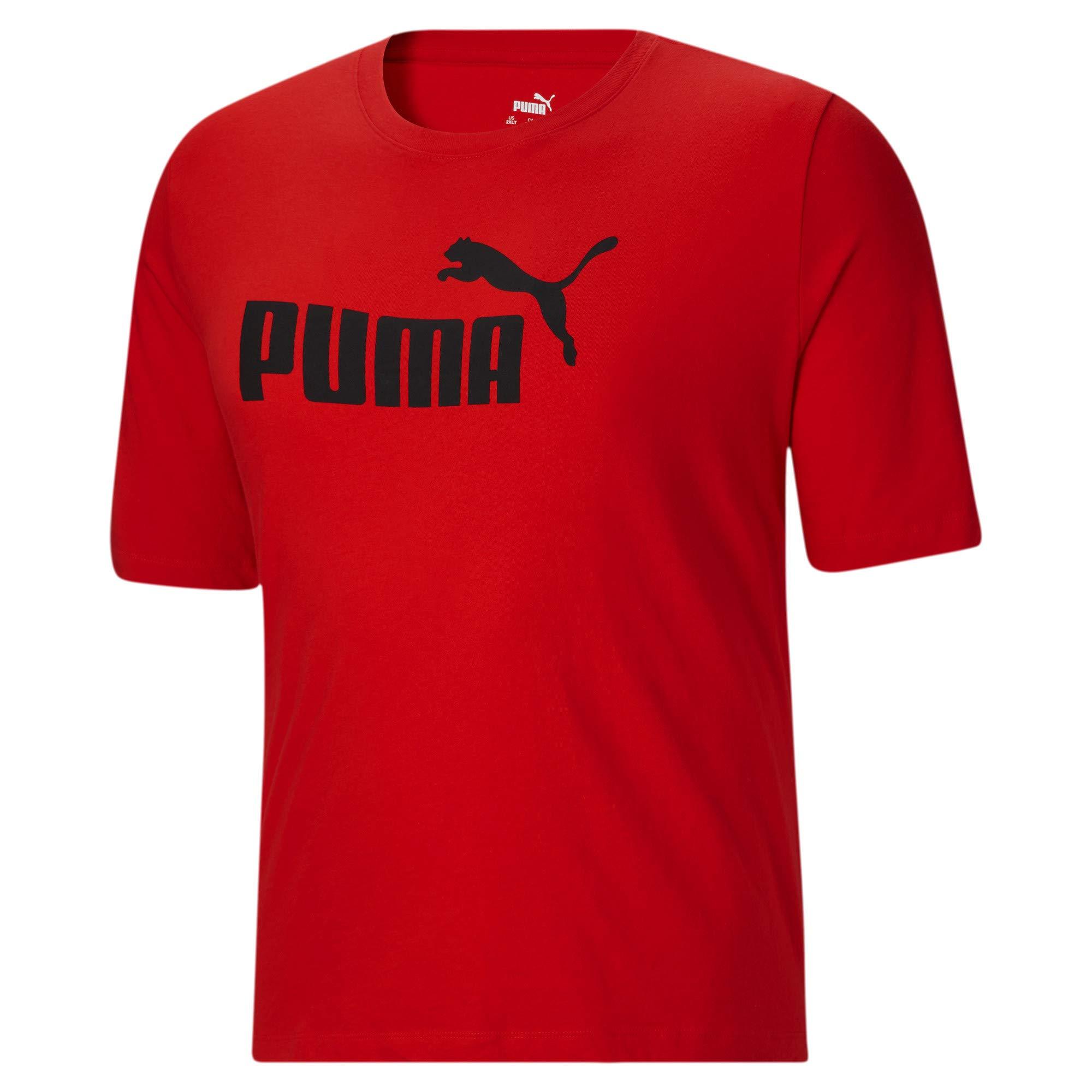 PUMA Mens Essentials Tee Bt Shirt in Red for Men | Lyst