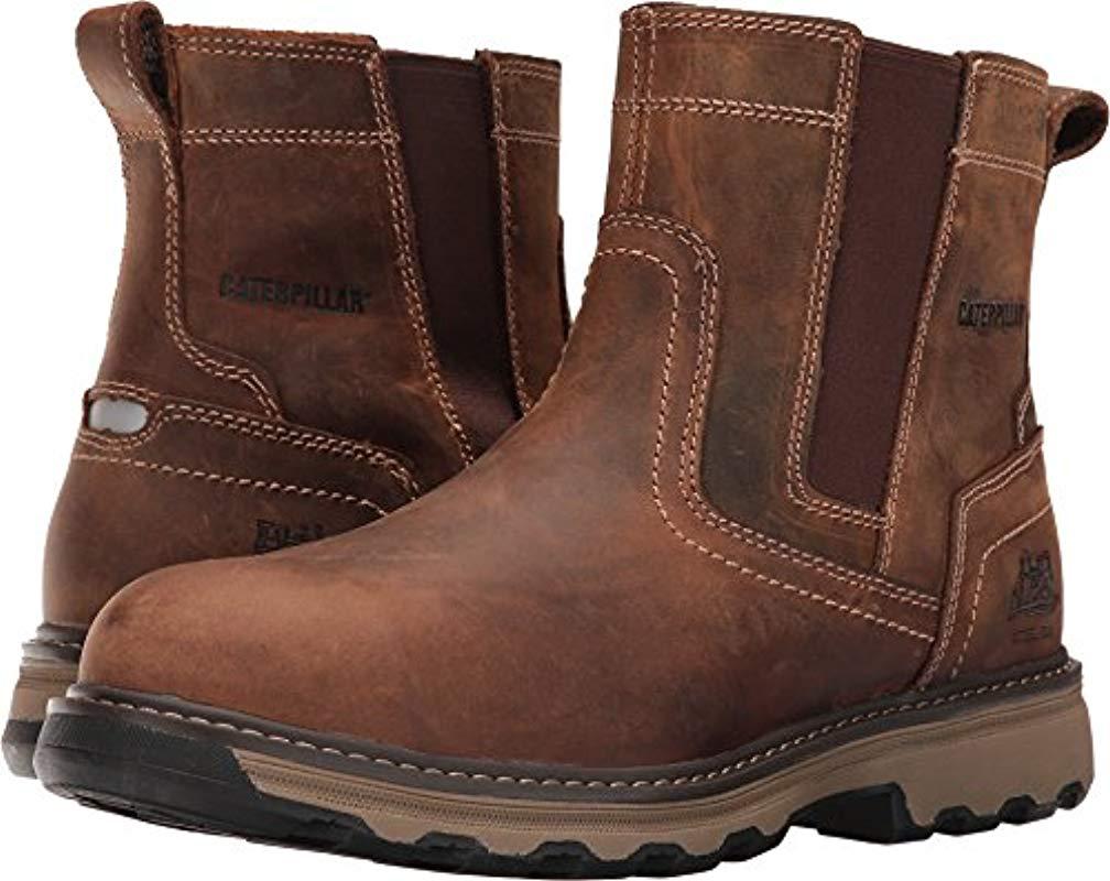 Caterpillar Mens Pelton Steel Toe Industrial and Construction Shoe
