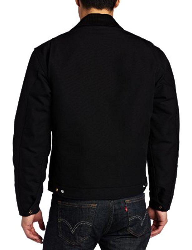 Carhartt Cotton Big & Tall Weathered Duck Detroit Jacket Blanket Lined