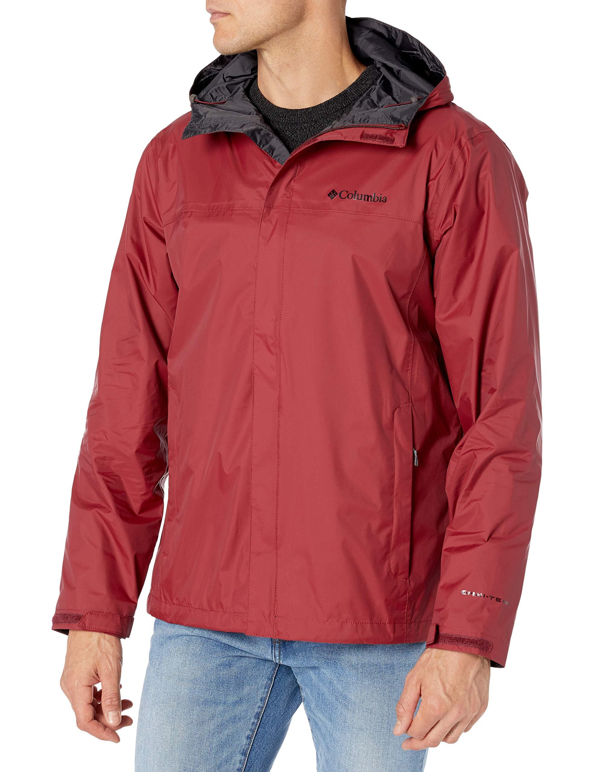 Columbia Synthetic Watertight Ii Rain Jacket in Red for Men - Save 41% ...