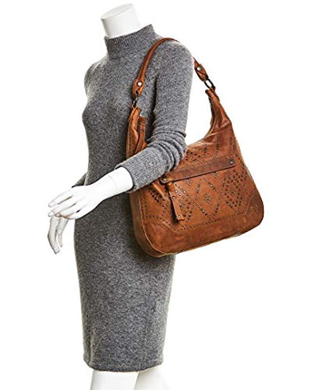 frye melissa studded hobo