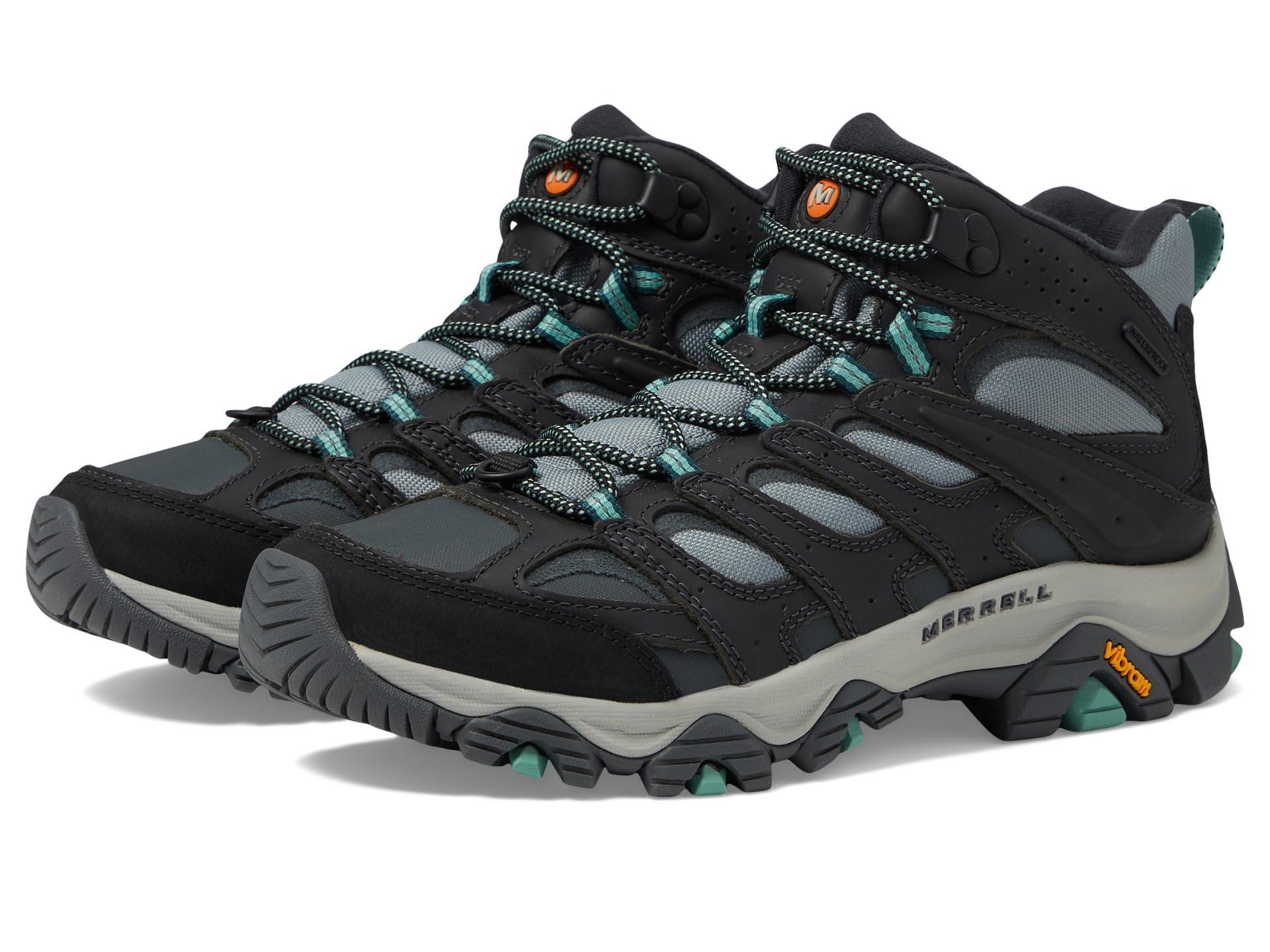 Merrell Moab 3 Thermo Mid Waterproof Snow Boot in Black | Lyst UK