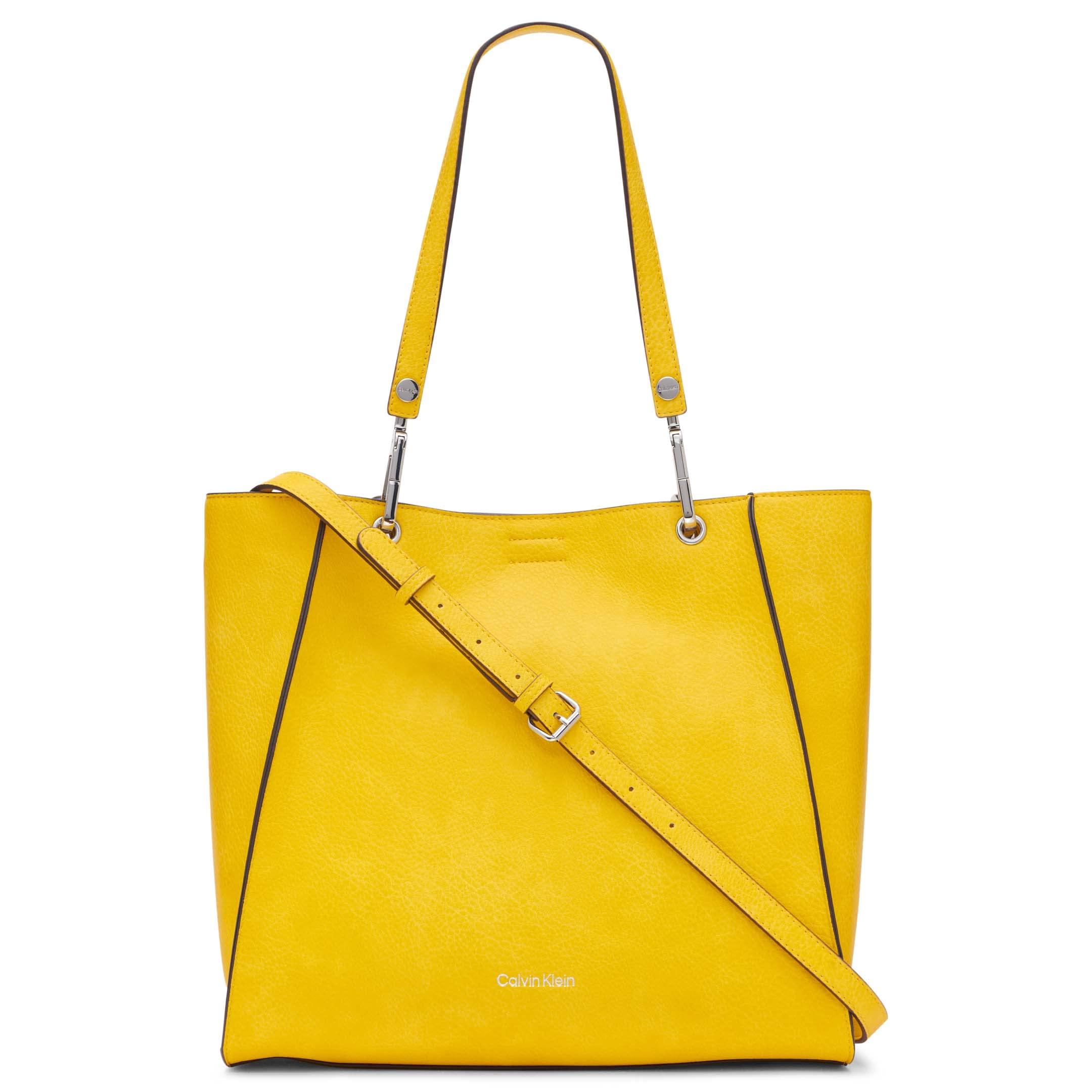 Calvin Klein Reyna North/south Tote in Yellow | Lyst