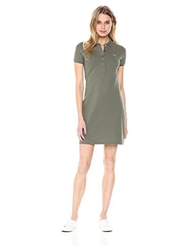 green polo dress