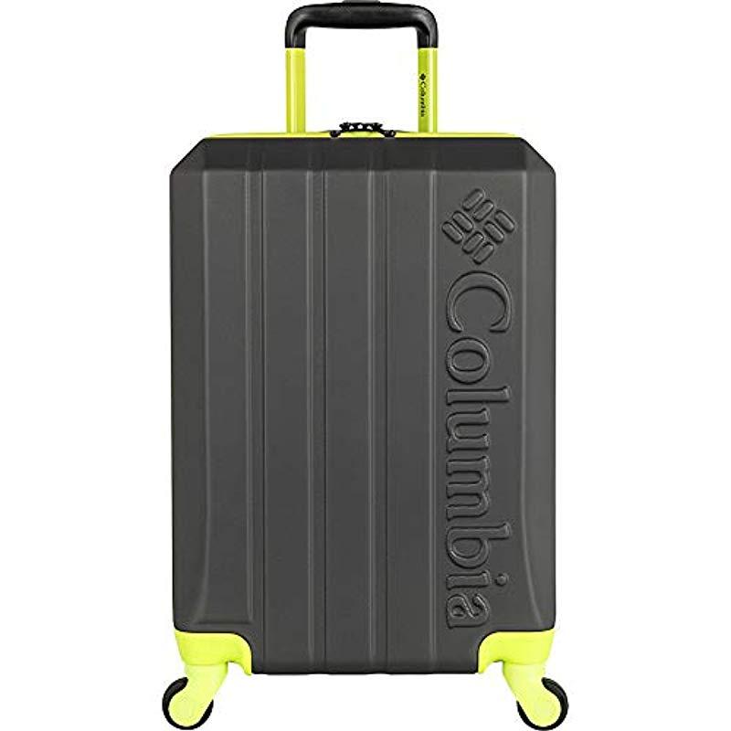 Columbia Luggage Fort Yam Hill 24 Inch Hardside Checked Spinner Luggage in  Black | Lyst