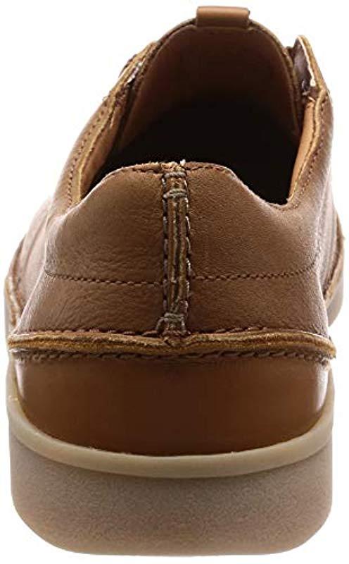 clarks oakland lace dark brown