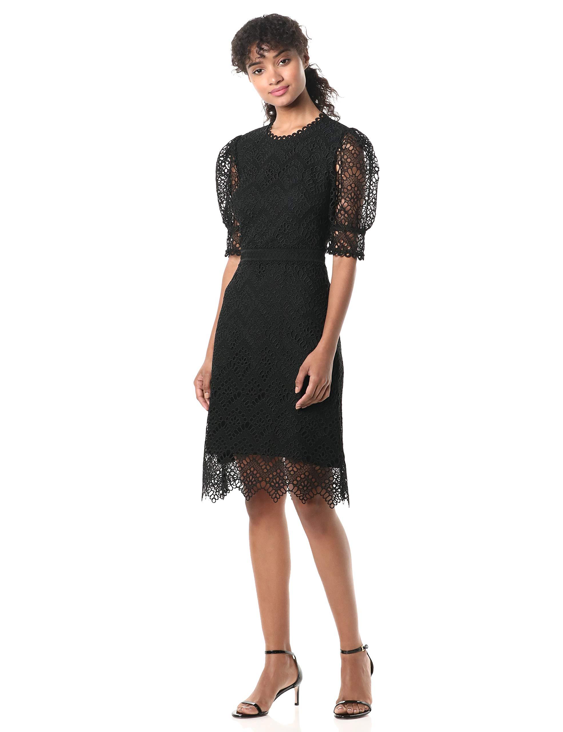 Shoshanna Lace Lucy Dress in Black ...