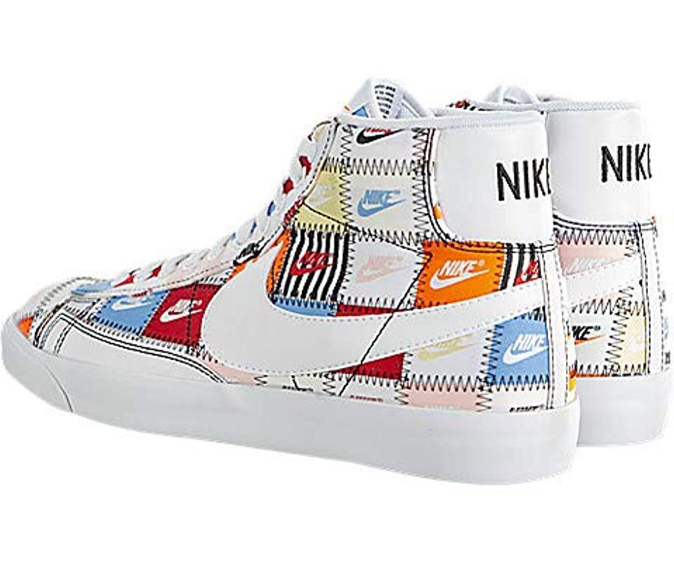 nike blazer high patchwork