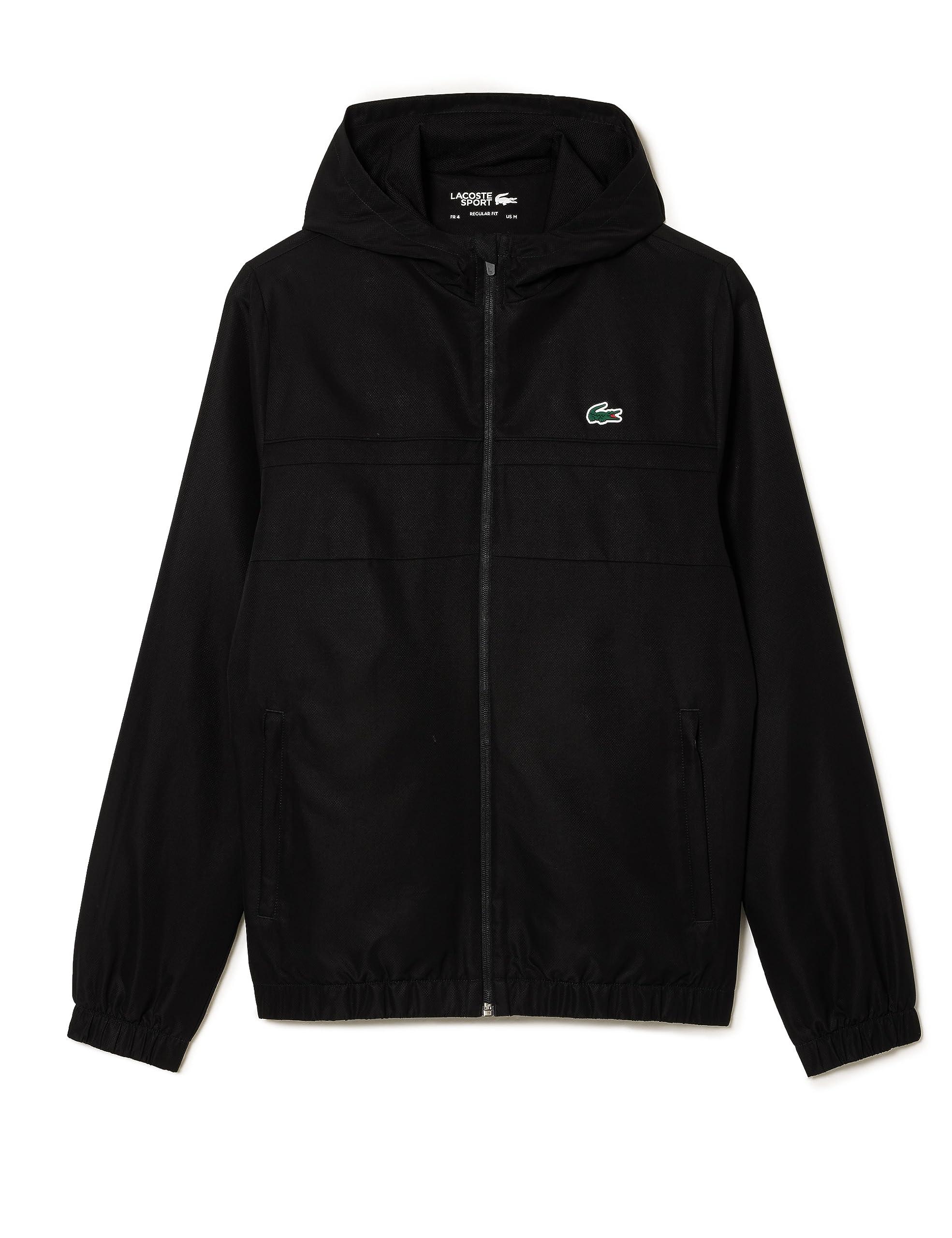 Black lacoste coat 2025
