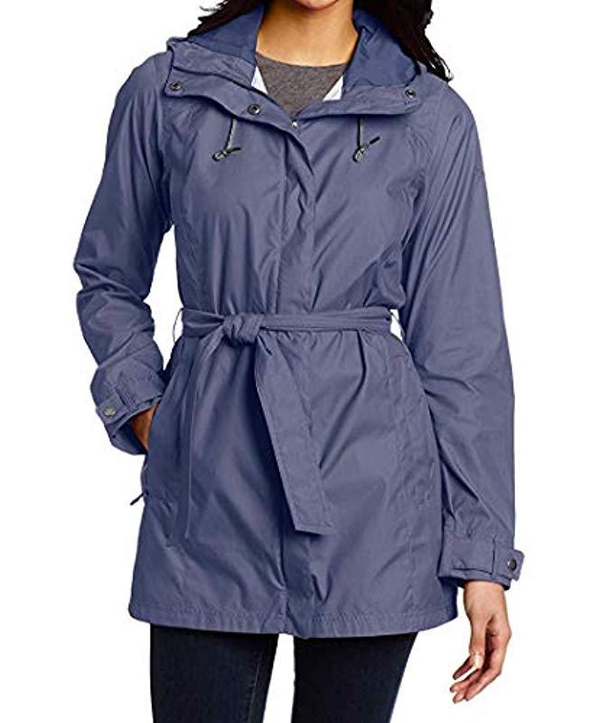 Columbia Womens Pardon My Trench Rain Jacket Water and Stain Repellent Columbia Women/'s Activewear
