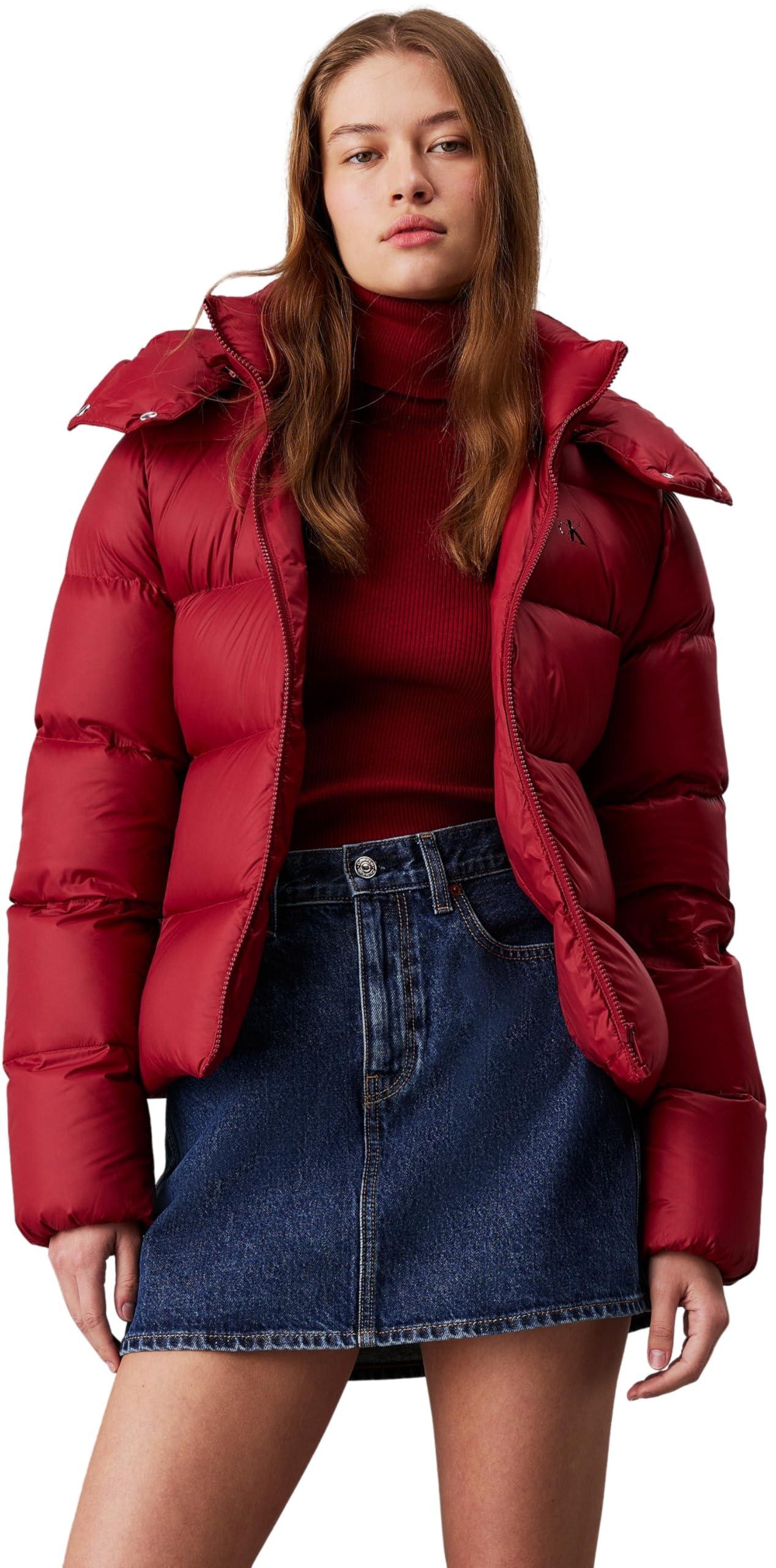 Winterjacke Calvin Klein Rote Jacke Damen-Jacken Von Calvin Klein