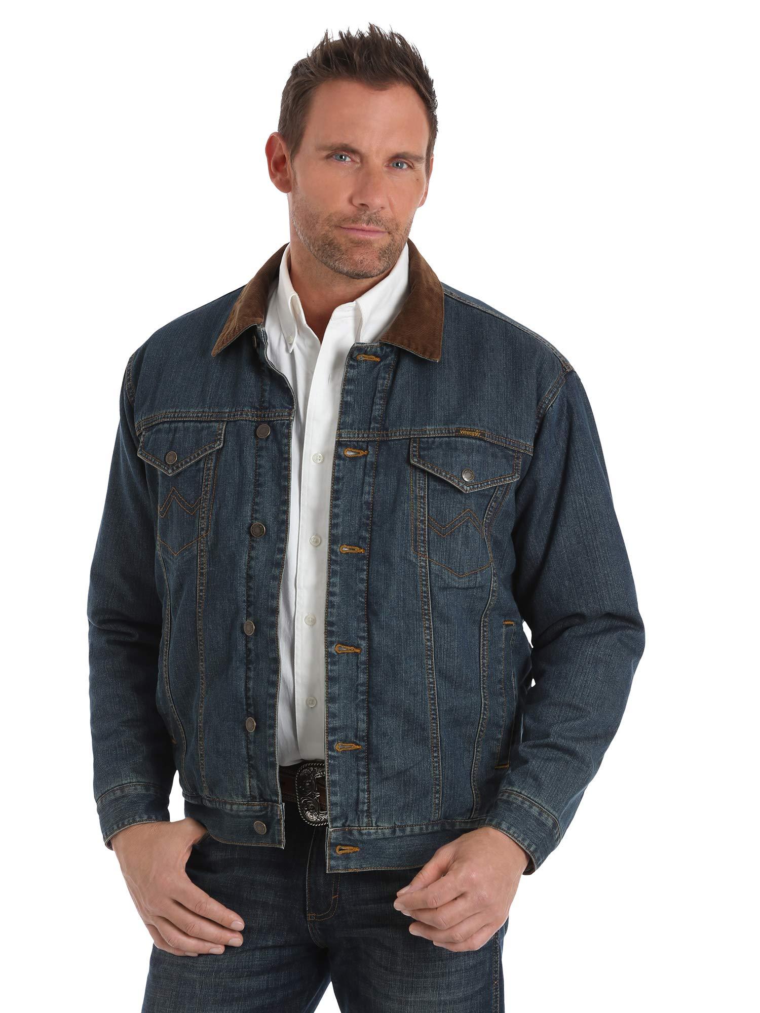 wrangler denim jacket blanket lined