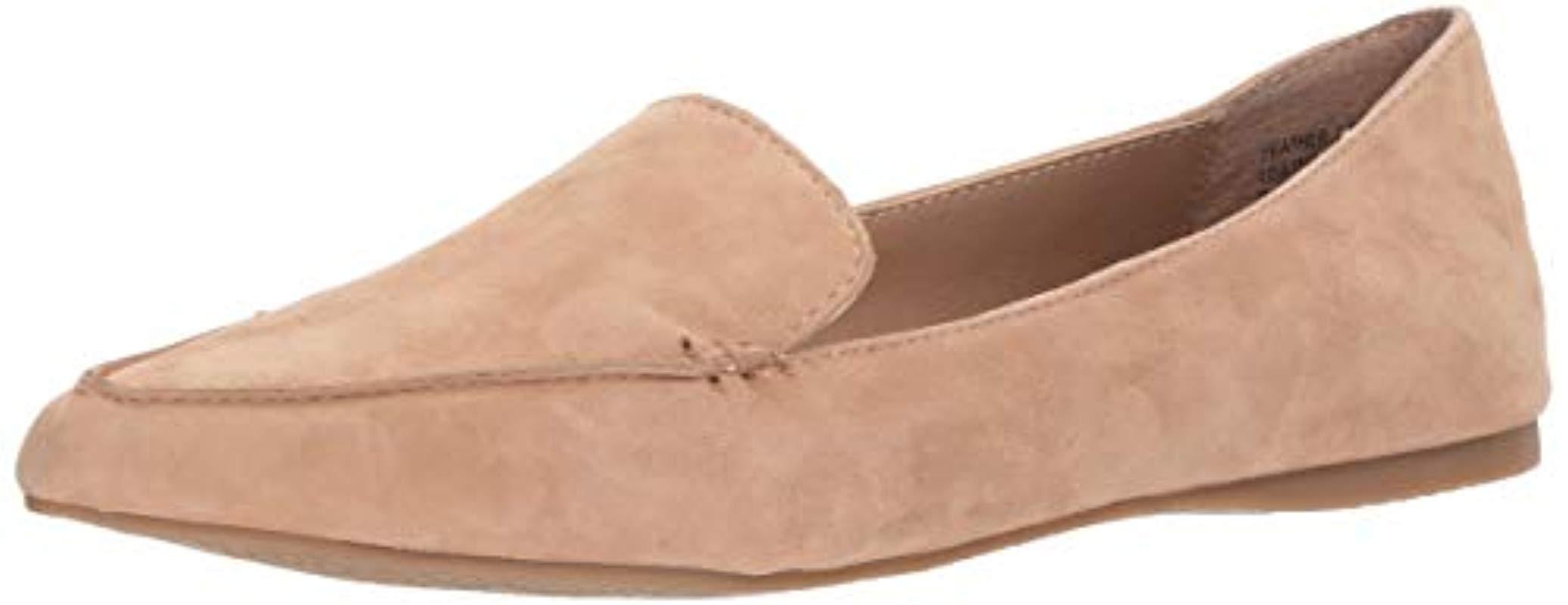 steve madden feather camel suede