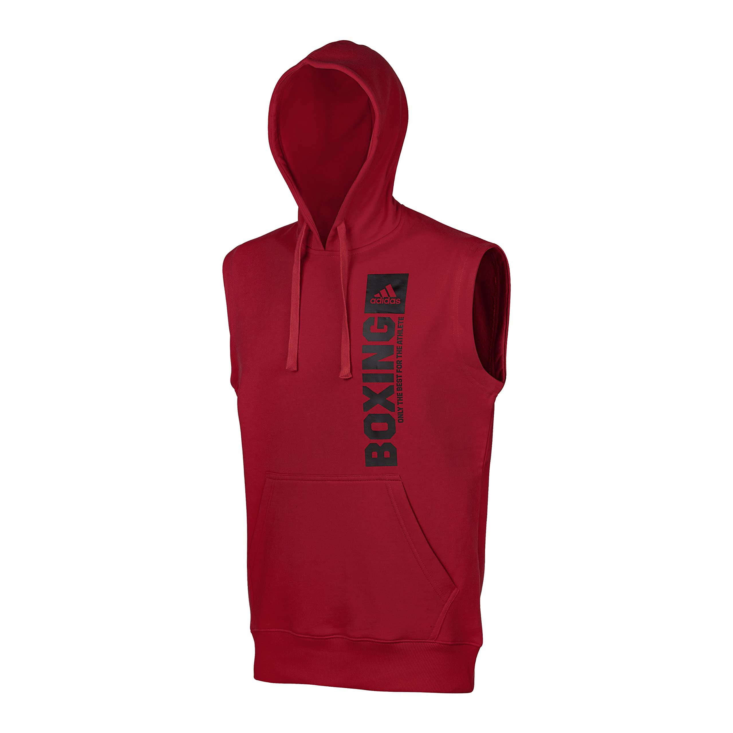 adidas Community Vertical Hoody Sleeveless Boxing in Red | Lyst UK