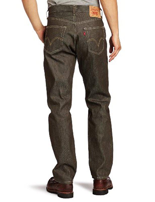  Levi s  Denim 501  Original Shrink to fit Jeans  in Brown  for 