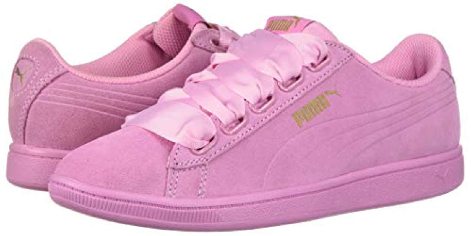 puma vikky ribbon pink