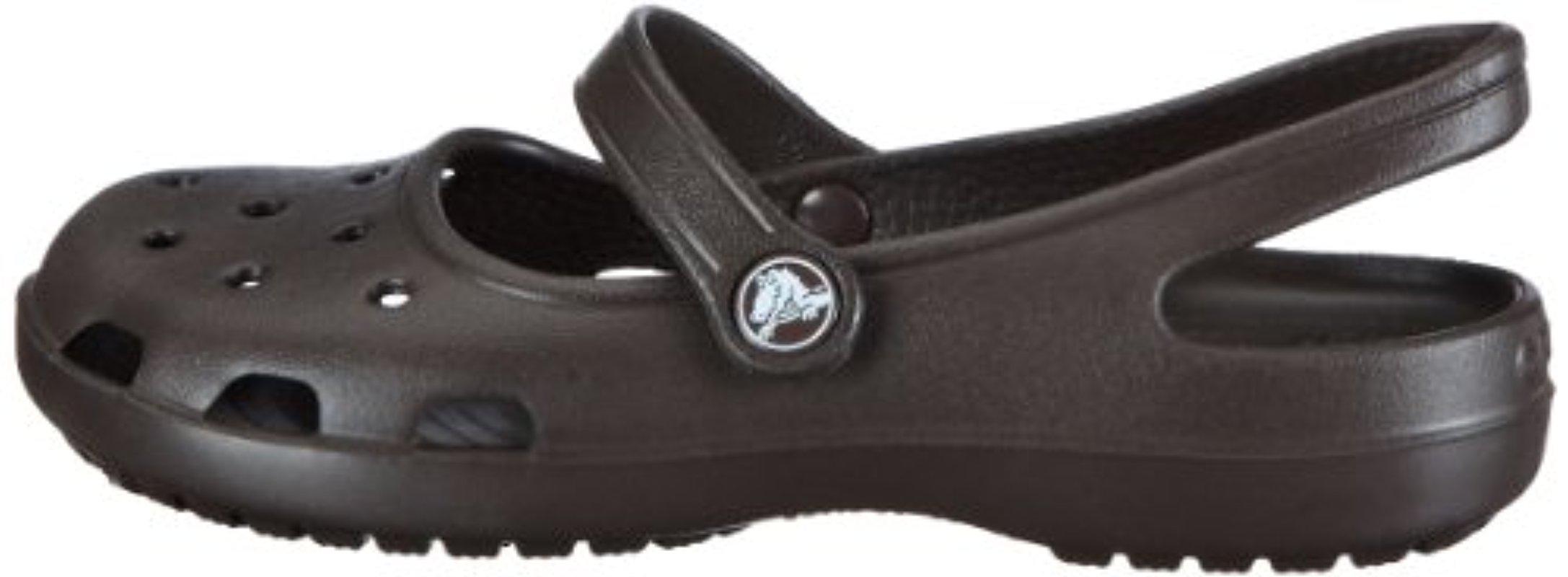 Crocsâ¢ Shayna Mary Jane Shoe in Espresso (Brown) - Lyst