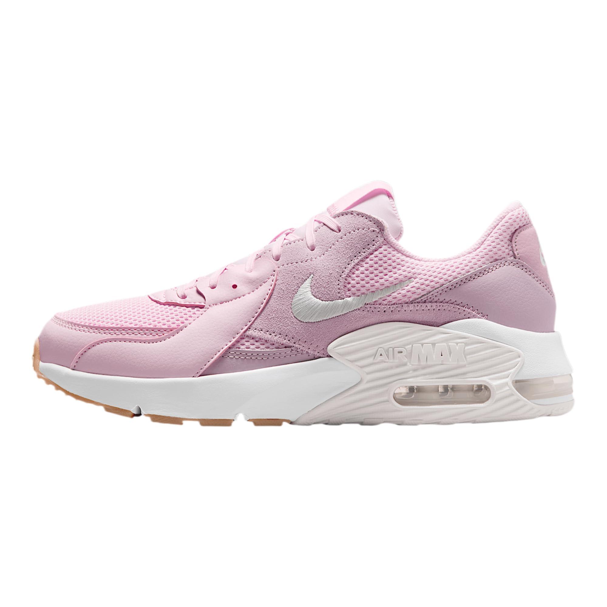 nike air max excee grey and pink