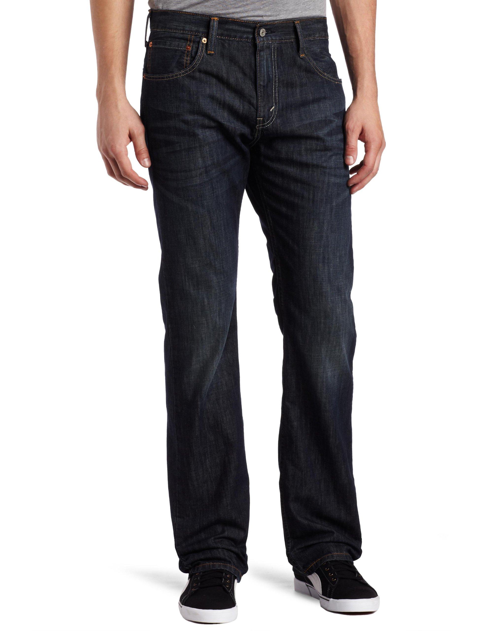Levi's Denim 527 Slim Bootcut Fit Jean, Midnight/stretch, 38w X 32l in Indigo Black (Blue) for